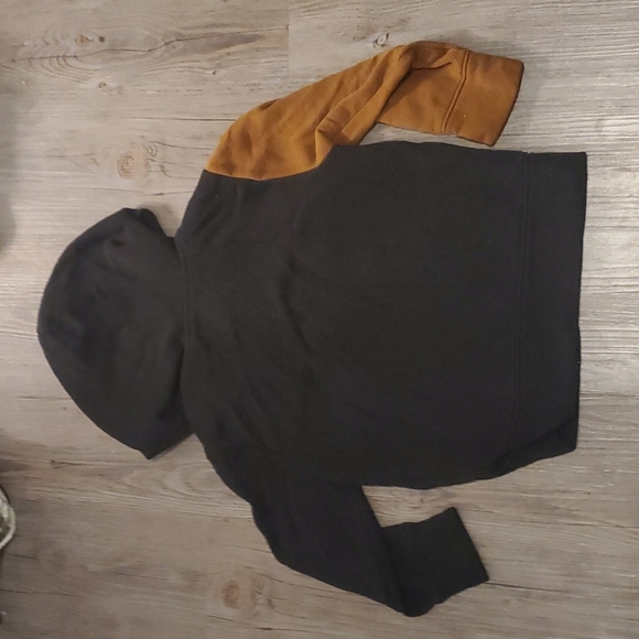 🧡 Old Navy | Toddler T-Rex Hooded Zip-up Sweater | Black Brown | 3T - Picture 2 of 3